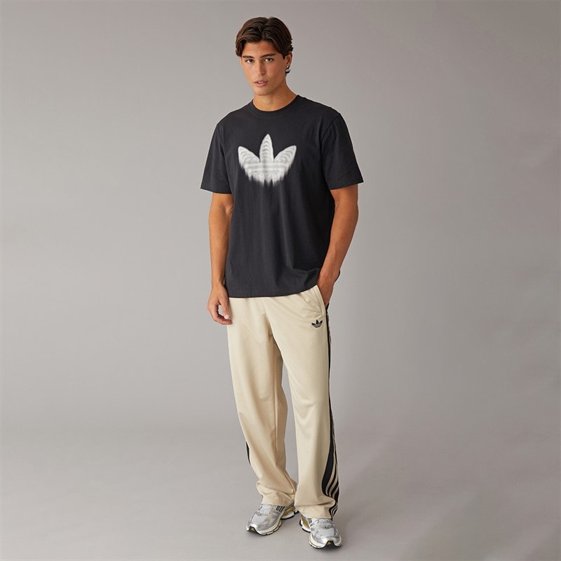 Mens Skeleton Trefoil T-Shirt Black - Image 4