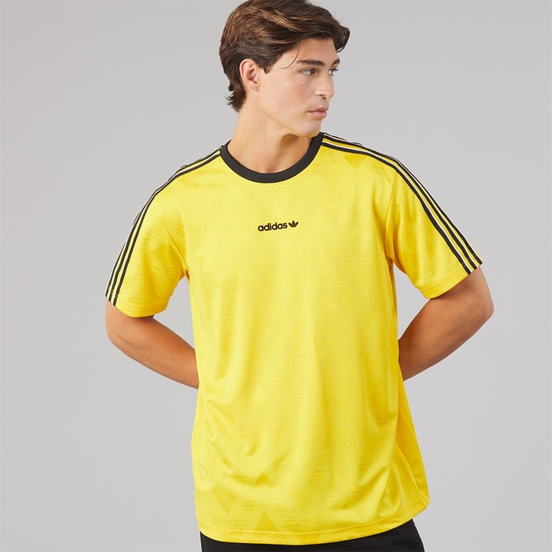 Mens Jacquard Jersey Eqt Yellow - Image 1