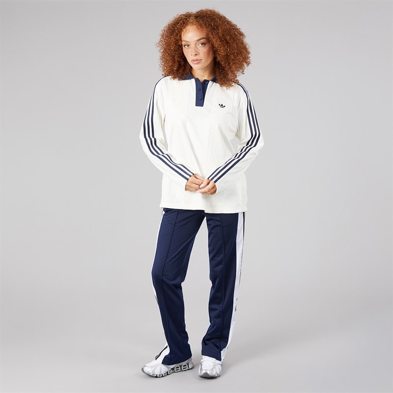 Womens Adibreak Snap Track Pants Night Indigo/Black - Image 4