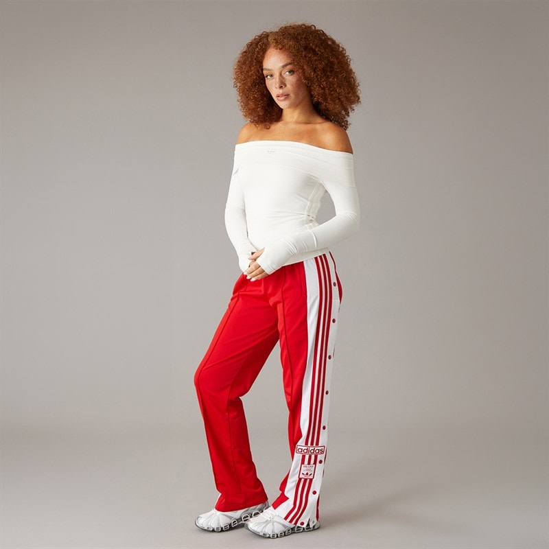 Womens Off Shoulder Long Sleeve Top Cloud White - Image 4