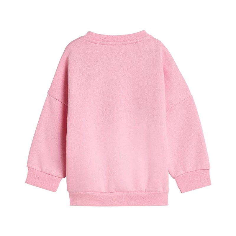 Infant Girls Loose Crew Sweatshirt And Leggings Set Light Pink - Image 2