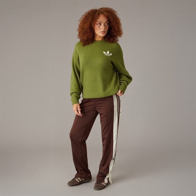Womens Athletic Dept Knitted Sweatshirt Tech Olive - Image 4