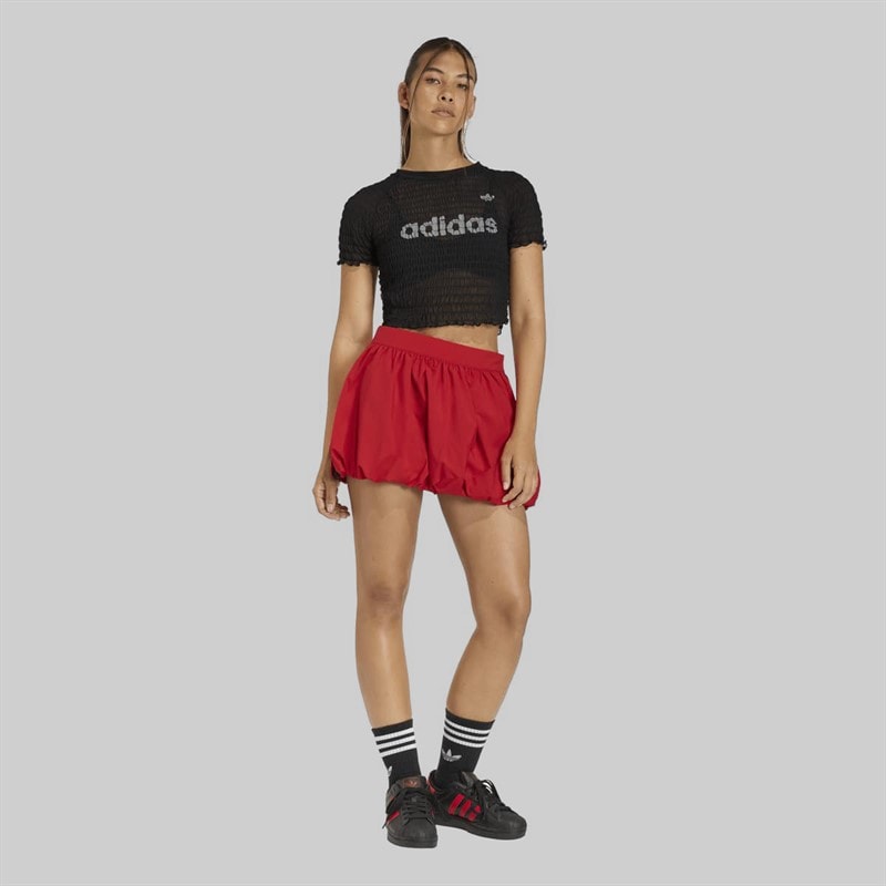 Womens Balloon Skirt Better Scarlet - Image 5
