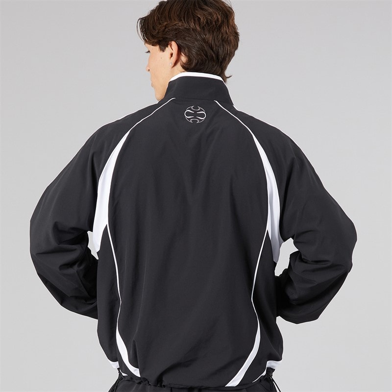 Mens Teamgeist Adicolor Full Zip Track Jacket Black - Image 2