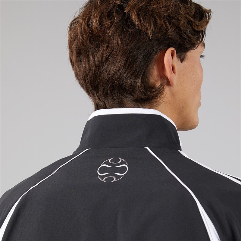 Mens Teamgeist Adicolor Full Zip Track Jacket Black - Image 5