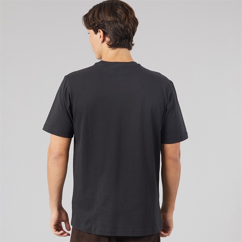 Mens Trefoil Series Graphic T-Shirt Black - Image 2