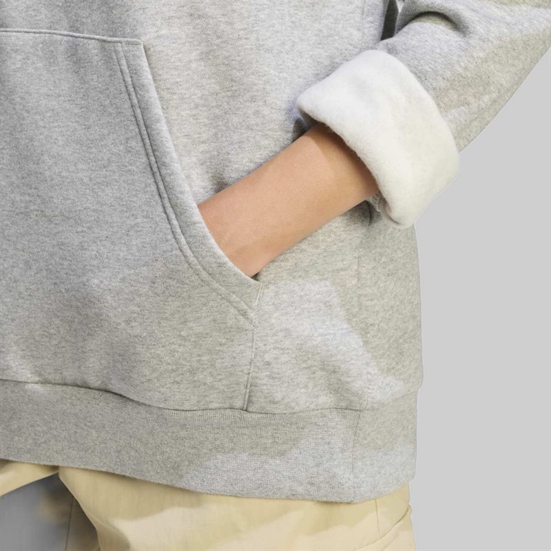 Junior Trefoil Hoodie Medium Grey Heather - Image 3