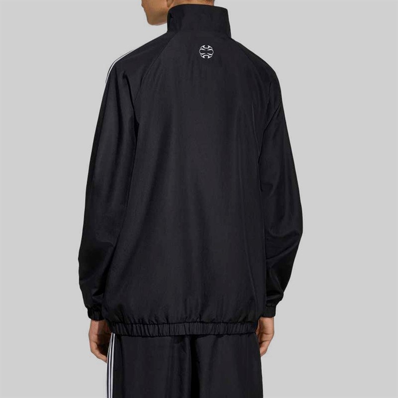 Junior Teamgeist Loose Track Jacket Black/White/White/White - Image 2