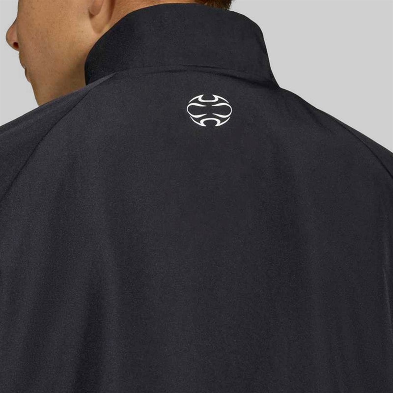 Junior Teamgeist Loose Track Jacket Black/White/White/White - Image 3