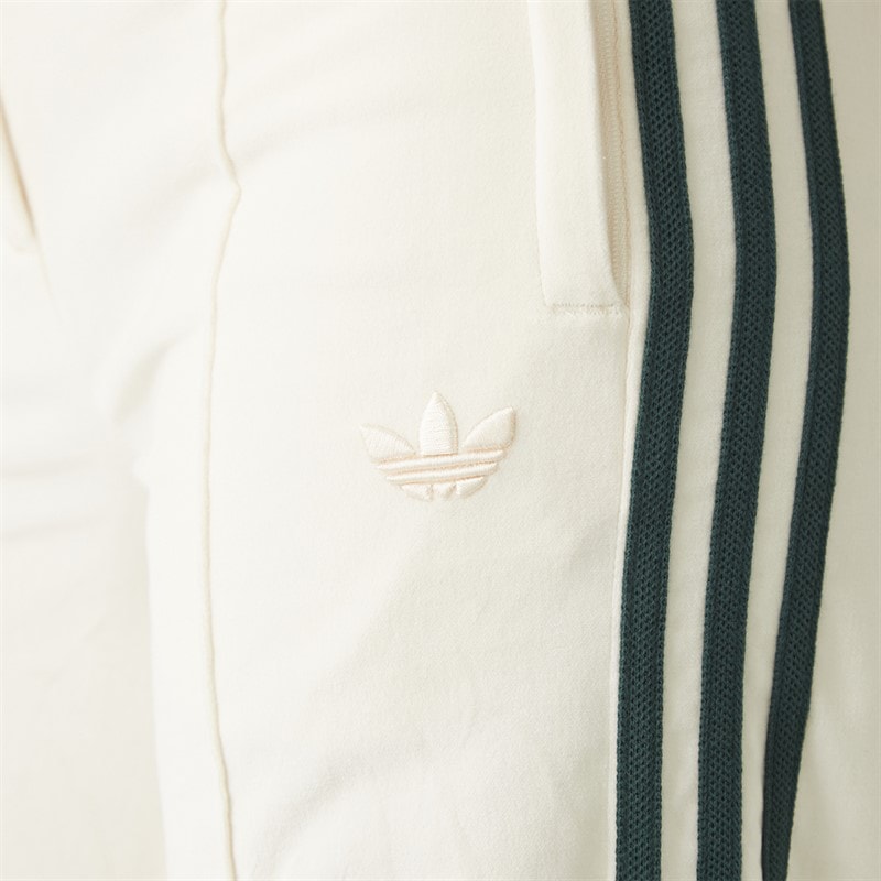 Womens Velvet Track Pants Chalk White - Image 5
