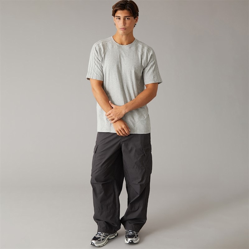 Mens Cutline Regular T-Shirt Medium Grey Heather - Image 4