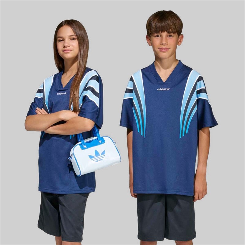 adidas Originals Junior Santiago Loose Batwing T-Shirt Night Indigo/Collegiate Royal