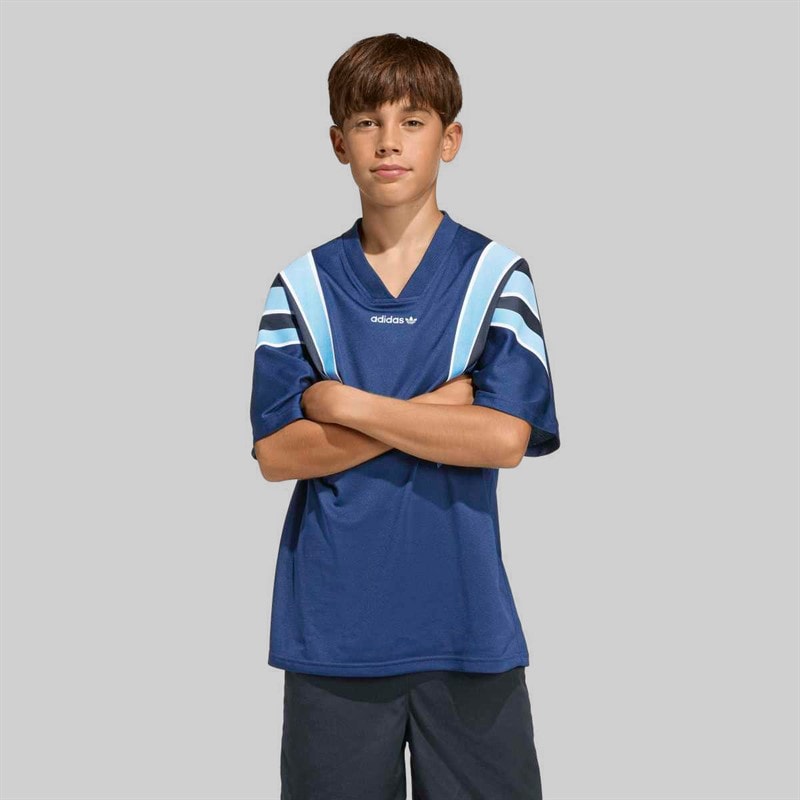 Junior Santiago Loose Batwing T-Shirt Night Indigo/Collegiate Royal - Image 4
