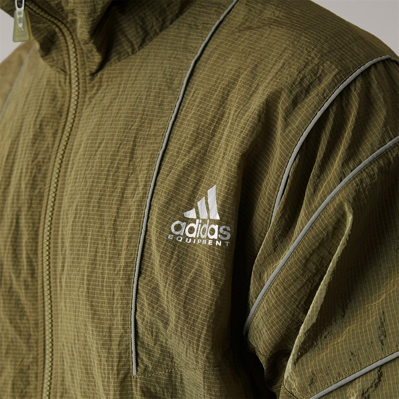 Mens EQT Track Top Focus Olive - Image 3