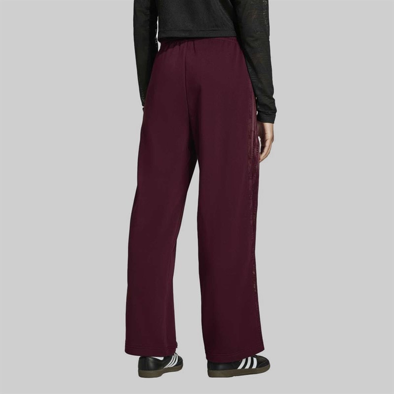 Junior Girls Loose Lace Joggers Maroon - Image 2
