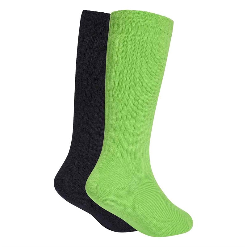Kids Minecraft Two Pack Crew Socks Black - Image 2