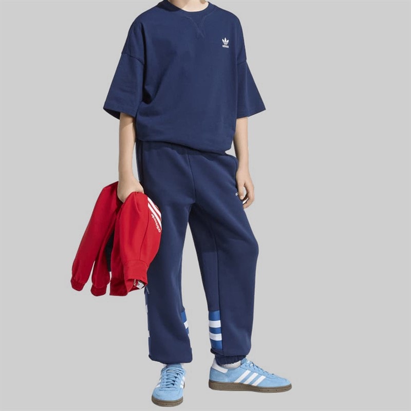 Junior Santiago Loose Joggers Night Indigo/Collegiate Royal - Image 4