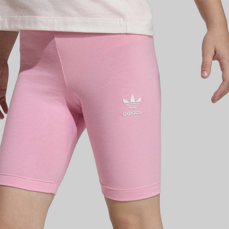Girls Cycling Shorts And T-Shirt Set Light Pink - Image 2