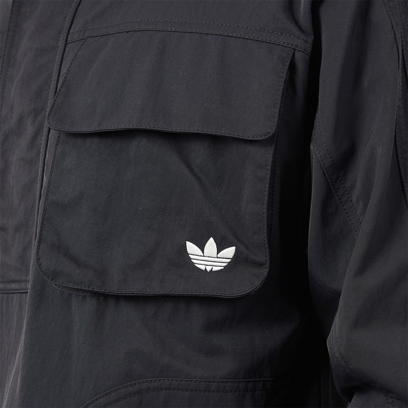 Mens Britcore Parka Black - Image 3