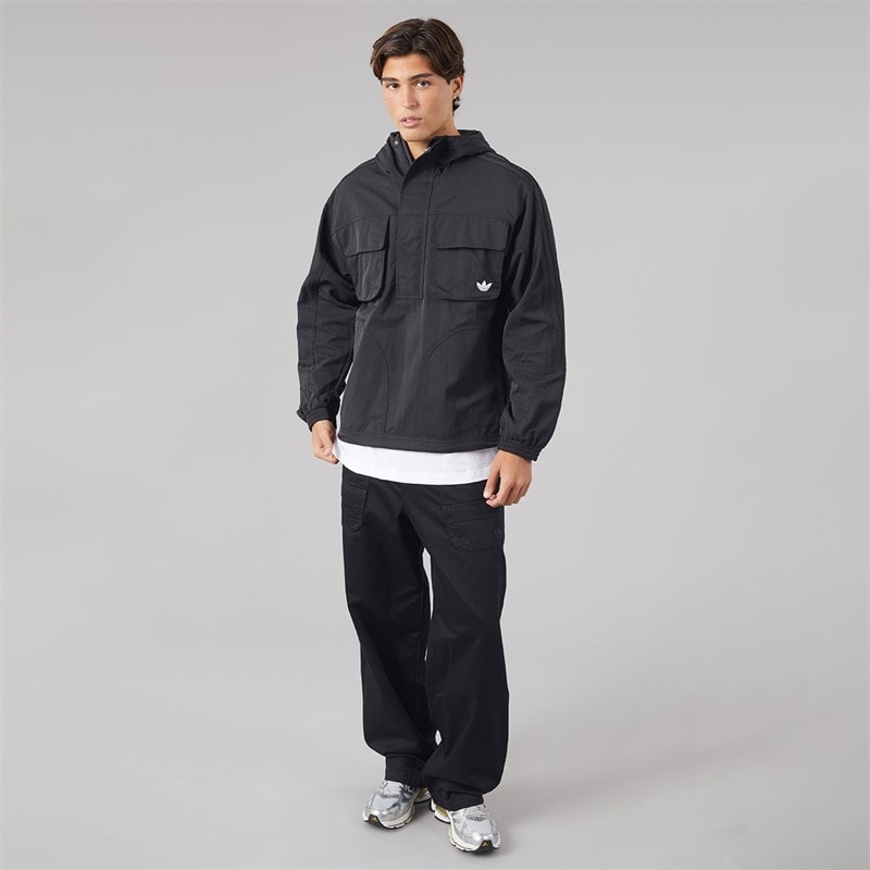 Mens Britcore Parka Black - Image 4