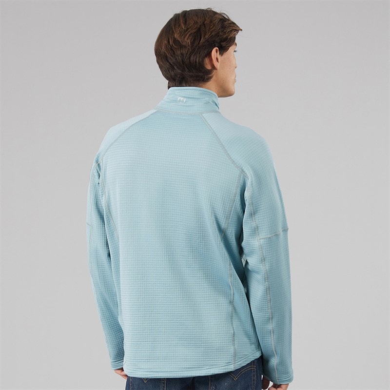 Mens Eastmarch Half Zip Fleece Light Blue - Image 2