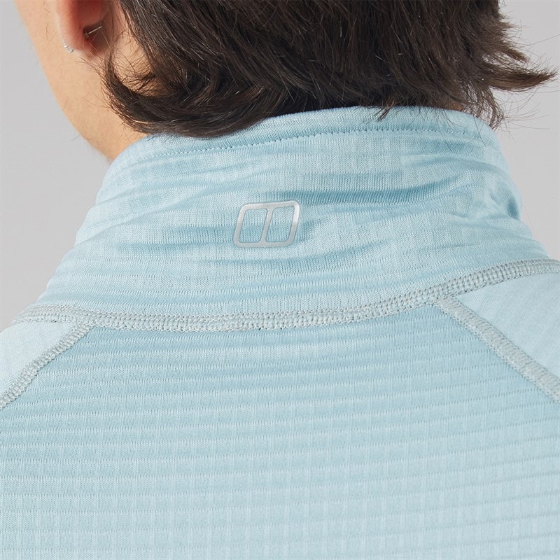 Mens Eastmarch Half Zip Fleece Light Blue - Image 5