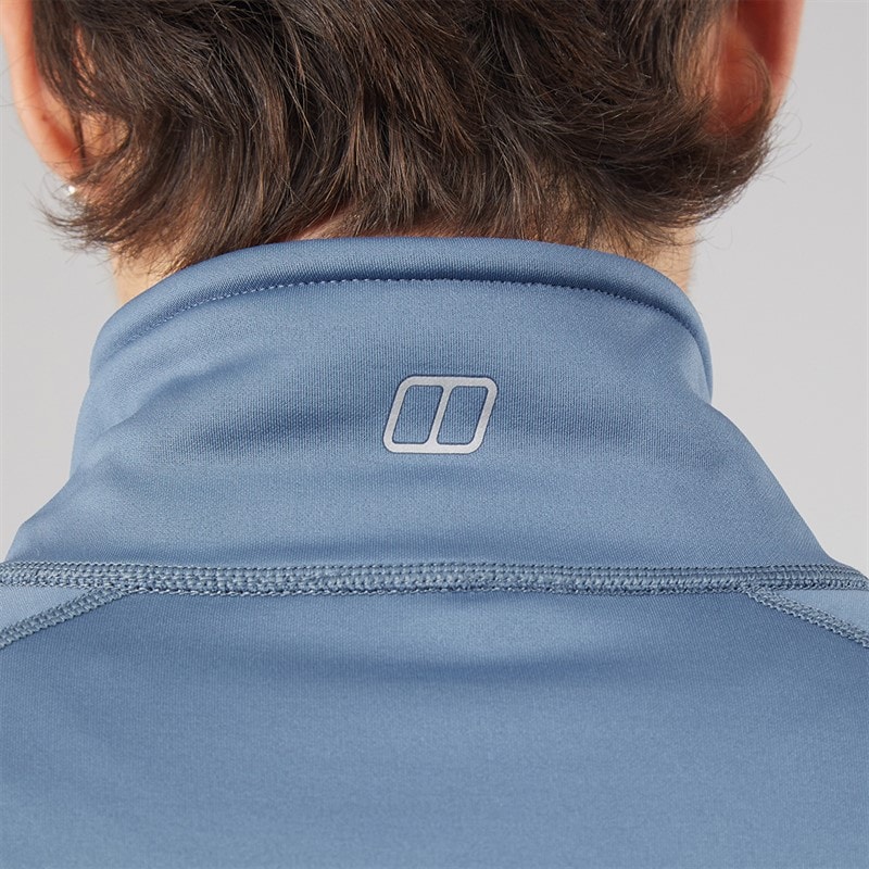 Mens Hawkfell Full Zip Fleece Jacket Light Grey - Image 5