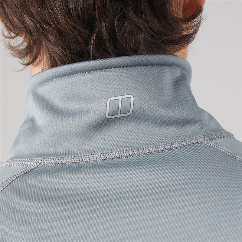 Mens Hawkfell Full Zip Fleece Jacket Grey - Image 5