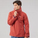 Mens Ingleton HydroShell Waterproof Jacket Dark Red
