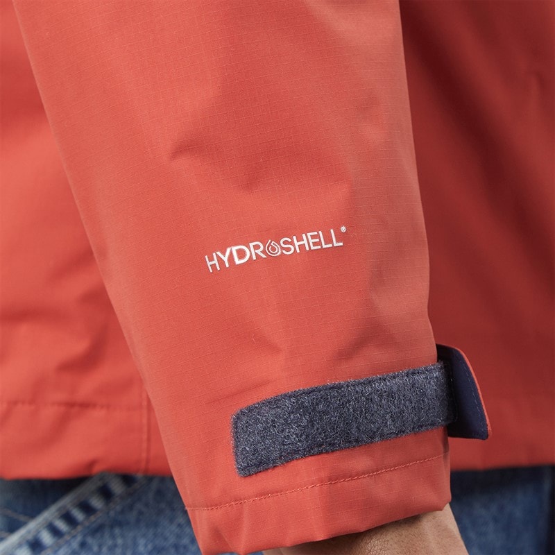 Mens Ingleton HydroShell Waterproof Jacket Dark Red - Image 4