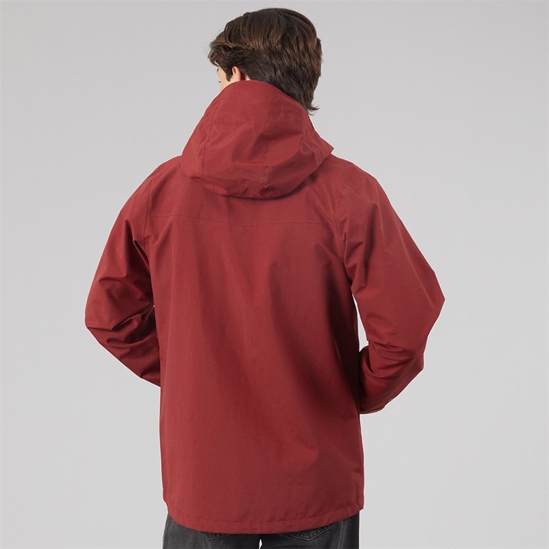 Mens Brookfen GORE-Tex Waterproof Jacket Dark Red - Image 2