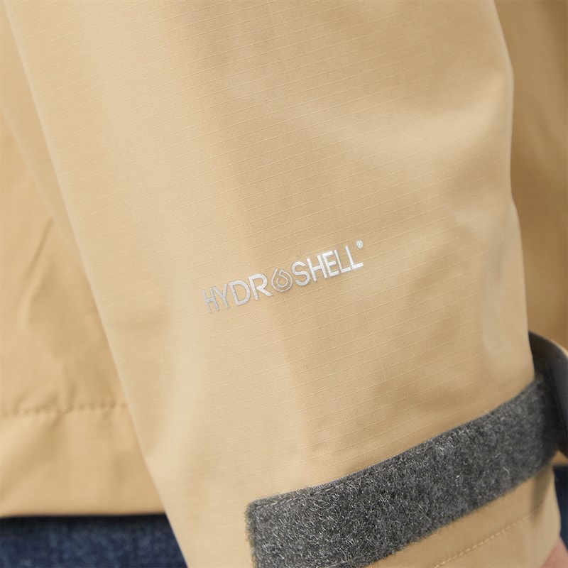Mens Ingleton HydroShell Waterproof Jacket Natural - Image 4