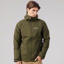 Mens Ingleton HydroShell Waterproof Jacket Dark Green