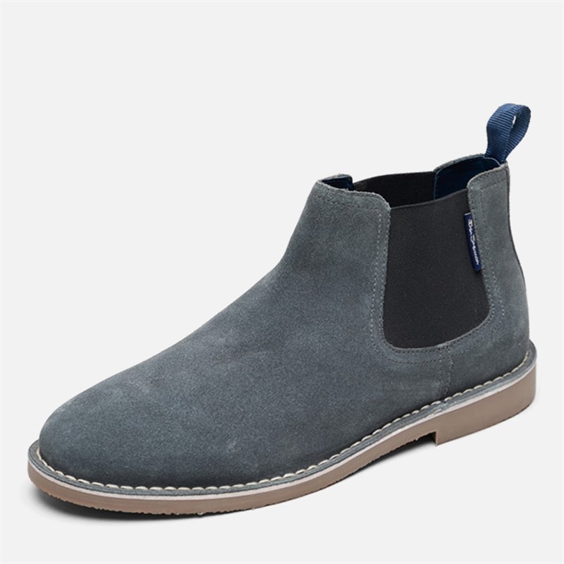 Mens Garcia Chelsea Boots Grey - Image 2