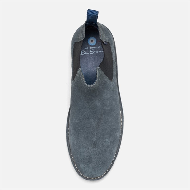 Mens Garcia Chelsea Boots Grey - Image 3