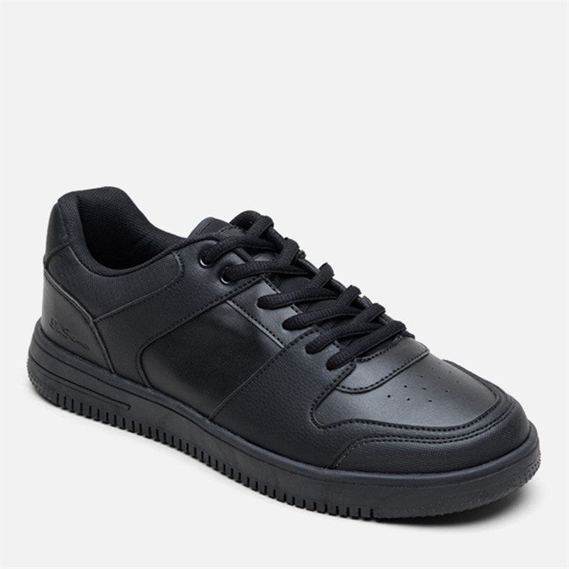 Mens Brooklyn Trainers Black - Image 2