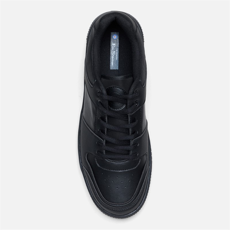 Mens Brooklyn Trainers Black - Image 3