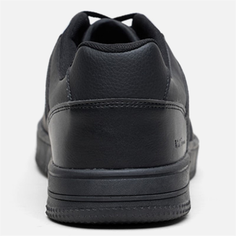 Junior Boys Brooklyn Strap Trainers Black - Image 4