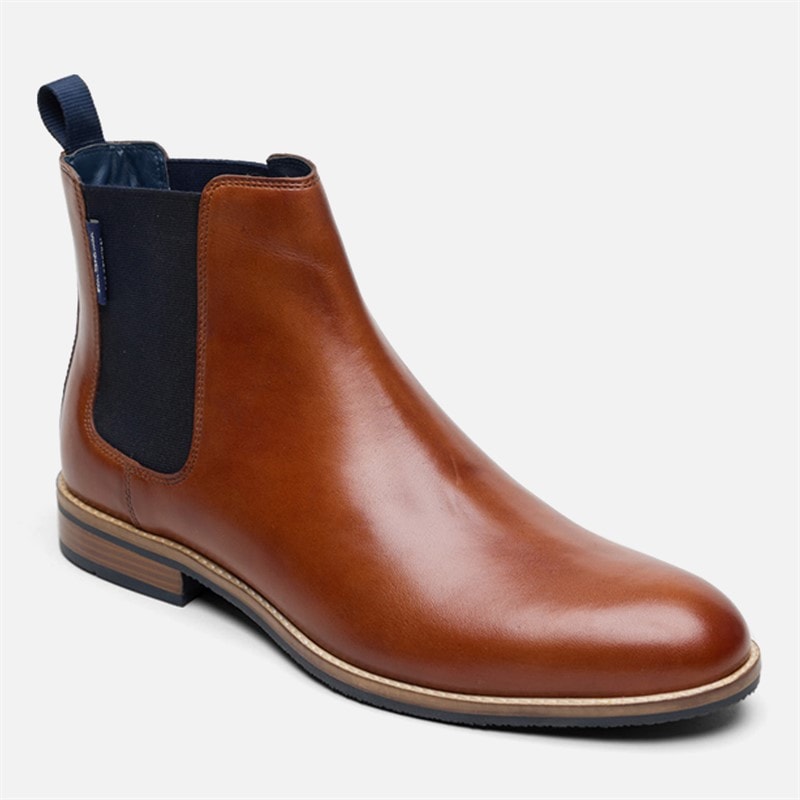 Mens Cavendish Chelsea Boots Tan - Image 2