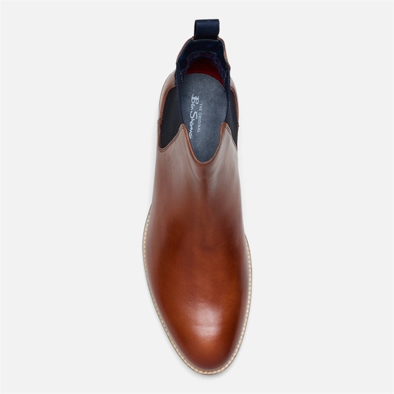 Mens Cavendish Chelsea Boots Tan - Image 3