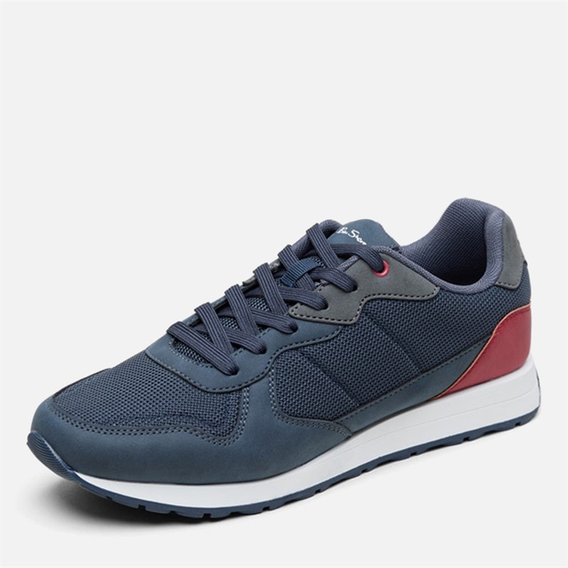 Mens Cruiser Trainers Navy/Grey/Red - Image 2