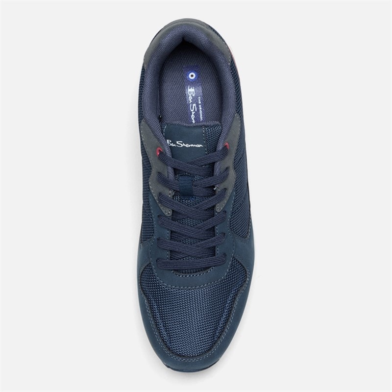 Mens Cruiser Trainers Navy/Grey/Red - Image 3