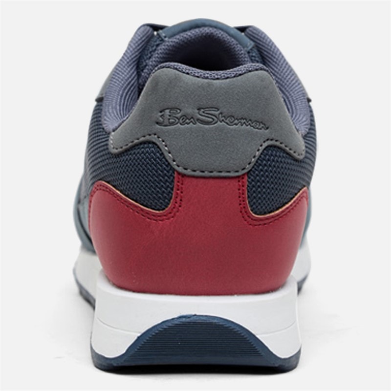 Mens Cruiser Trainers Navy/Grey/Red - Image 4