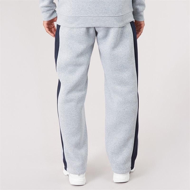 Mens Vukas Wide Fit Joggers Light Grey Marl/Navy - Image 2