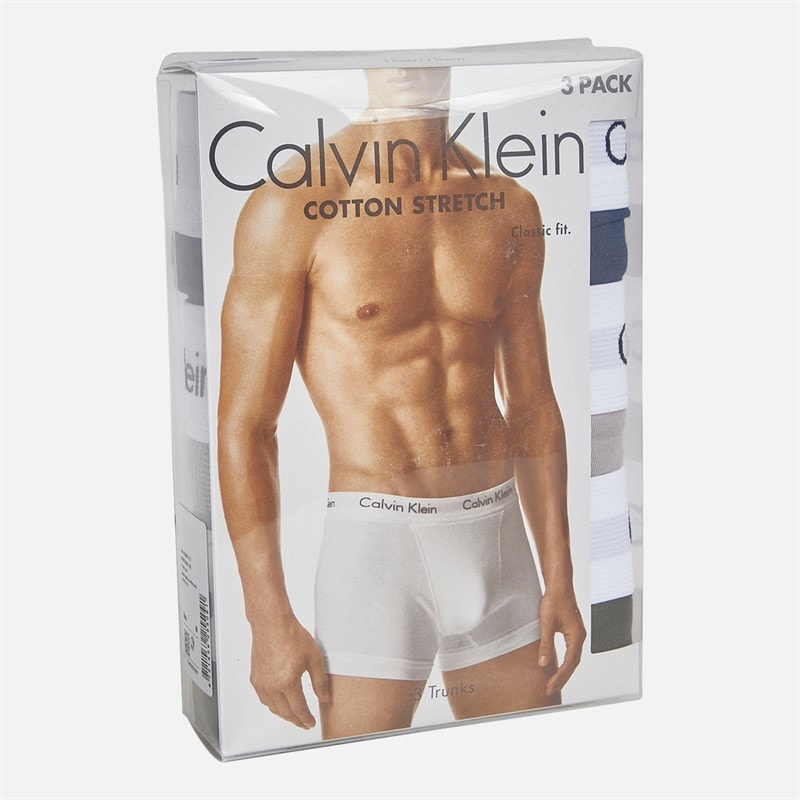 Mens Three Pack Trunks Blue Nights W White Wb/Ashes Of Ro - Image 2