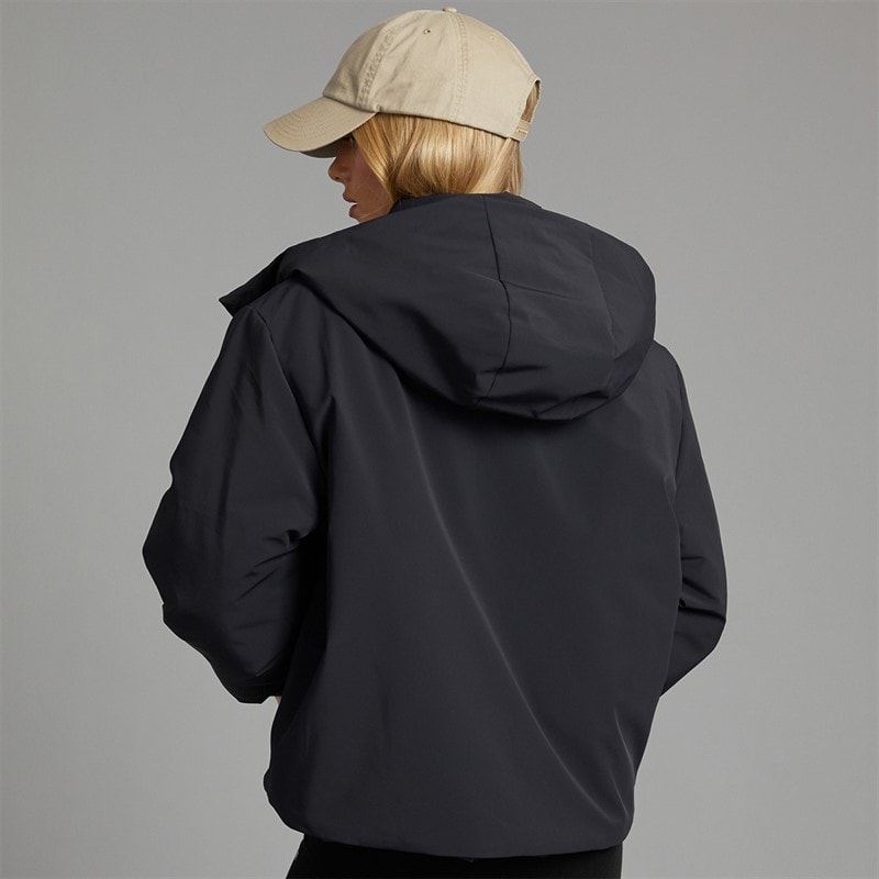Womens Elevate Padded Jacket Black - Image 2