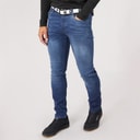 Mens Barbeck Slim Fit Jeans Dark Wash
