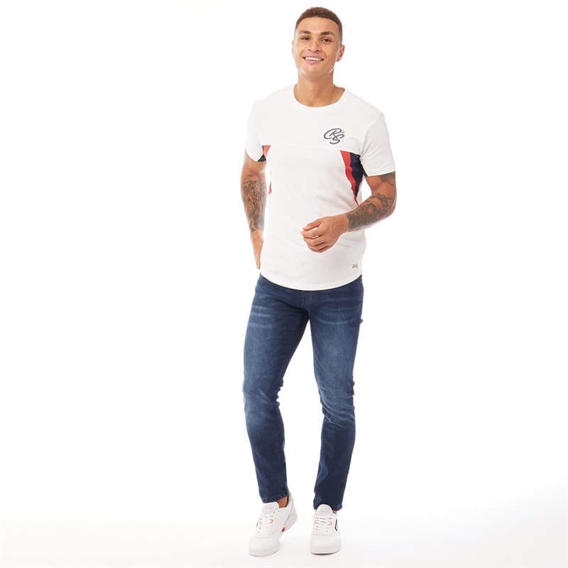 Mens Barbeck Slim Fit Jeans Dark Wash - Image 4