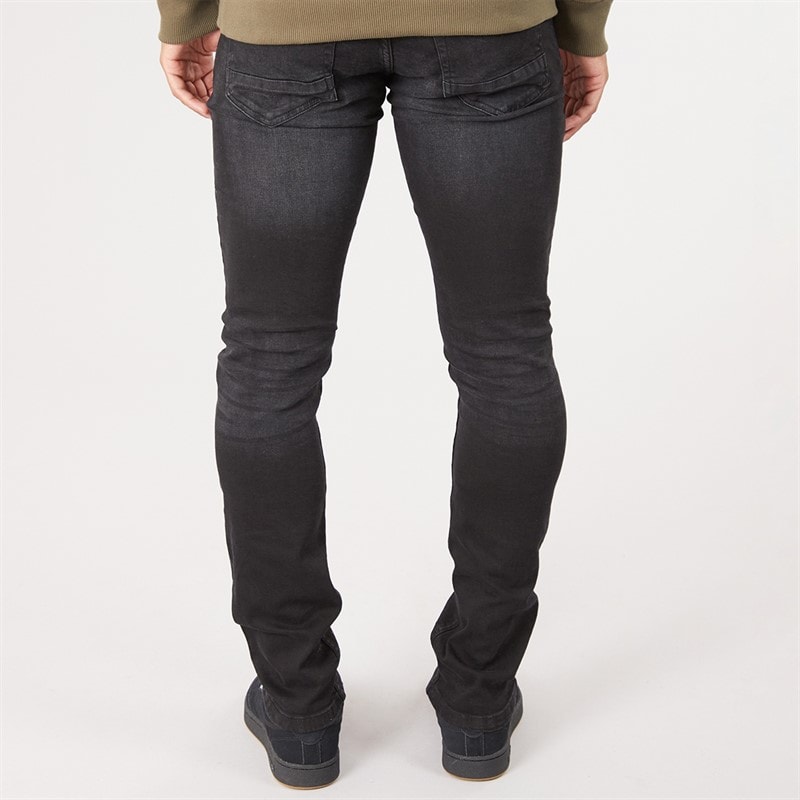 Mens Malcolm Slim Fit Jeans Black - Image 2
