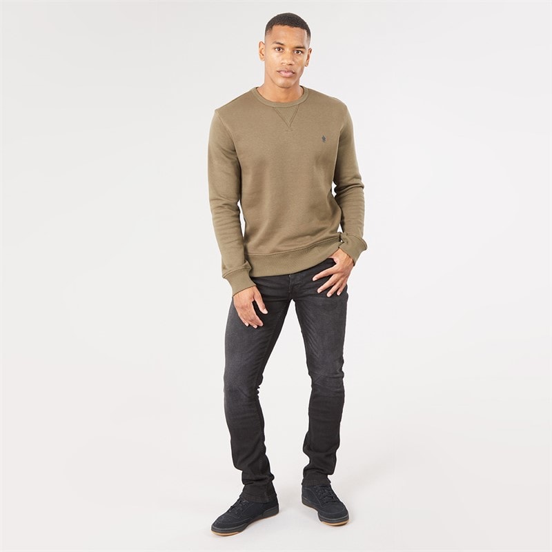 Mens Malcolm Slim Fit Jeans Black - Image 4